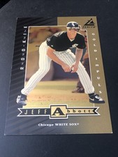 1998 Pinnacle Zenith Gold Impulse 5 X 7  Jeff Abbott #Z79 /100