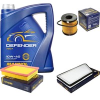 SCT Inspektionspaket 5L Mannol 10W-40 FüR Peugeot 206 CC 1.6 16V 1.4I 1.1I