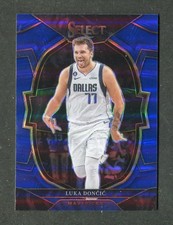 Luka Doncic Dallas Mavericks 2022-23 Panini Select BLUE NBA Basketball Card #51