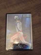 2017 Calbee Starcard Shohei Ohtani Red Facsimile Signature Fighters
