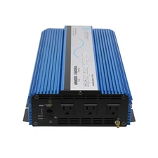 AIMS Power PWRI150012120S 1500W (3000W Peak) Pure Sine Inverter 24V USB Port