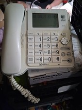 AT T CL4939 5.8 GHz Single Line Corded Speakerphone Phone w/ Digital Answering