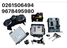 PEUGEOT 207 CC CITROEN DS3 1.6 ECU COMPLETE KIT 9678495980 0261S06494 5FS ENGINE