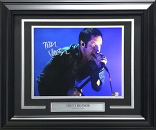 Trent Reznor Signed Framed 11x14 Photo Nine Inch Nails Singer Beckett #AC95437
