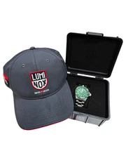 Luminox Green 42mm Automatic Sport Timer Dive Men's Watch XS.0937 With Hat