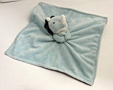 Carter's Lovey Baby Security Blanket Blue Triceratops Dinosaur Plush Blankie