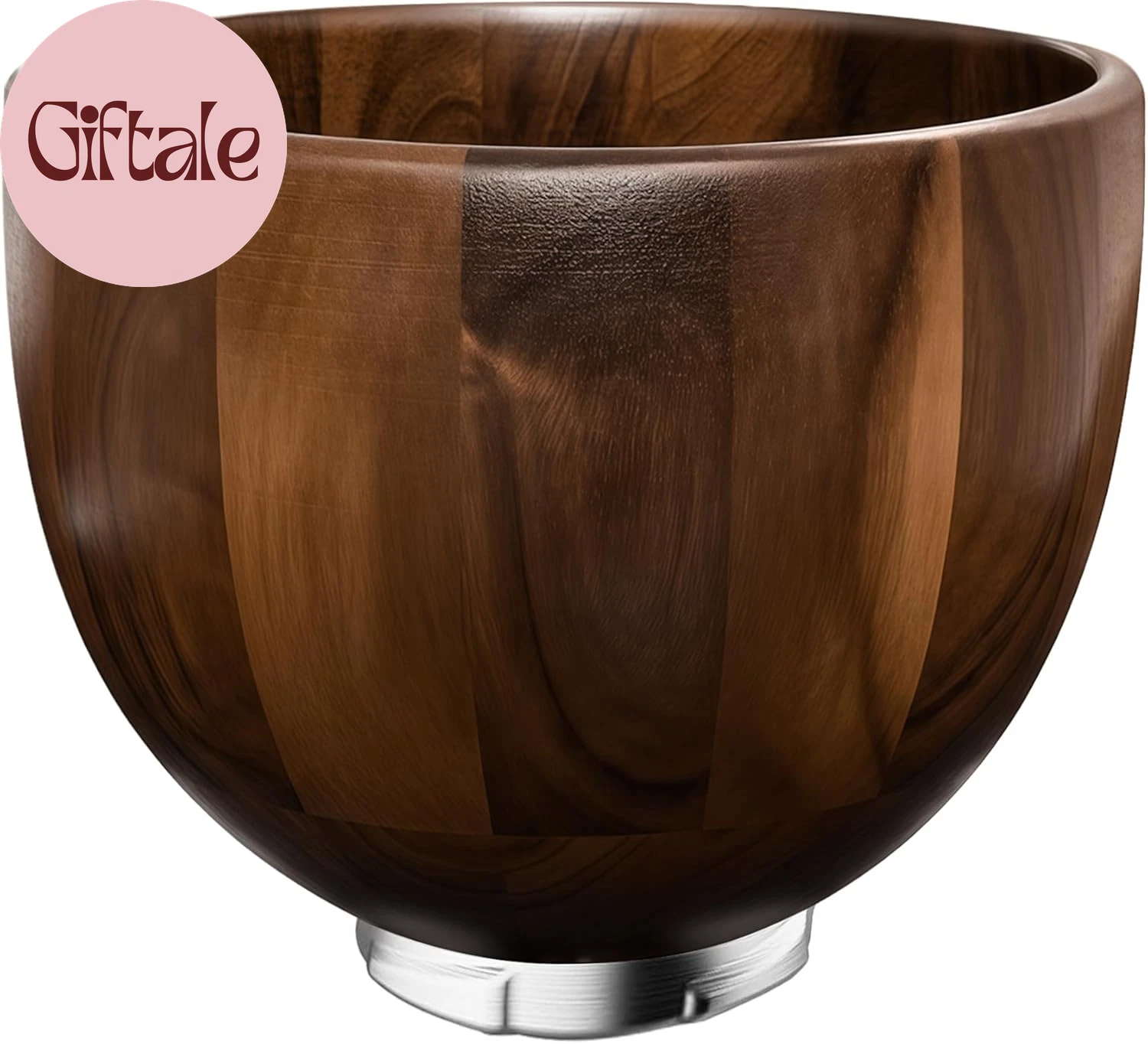Premium Walnut Wood Mixing Bowl Compatible with Kitchenaid 4.5 & 5 QT Tilt-Head
Opens in a new windo