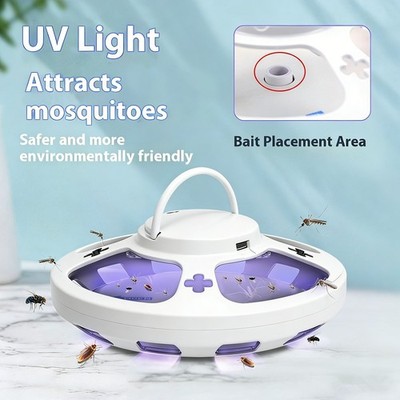 Flea Traps USB Flea Catcher Light Bugs Moths Mosquito Killer Lamp Insect Traps