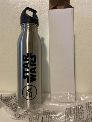 STAR WARS CELEBRATION 2022 EXCLUSIVE EA GALAXY OF HEROES STEEL BOTTLE