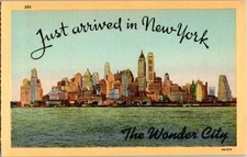 New York City NY : PANORAMIC SCENE d/24 BF1220