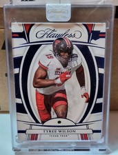Tyree Wilson 2023 Panini Flawless Diamond /20 Texas Tech Las Vegas Raiders!!!!!
