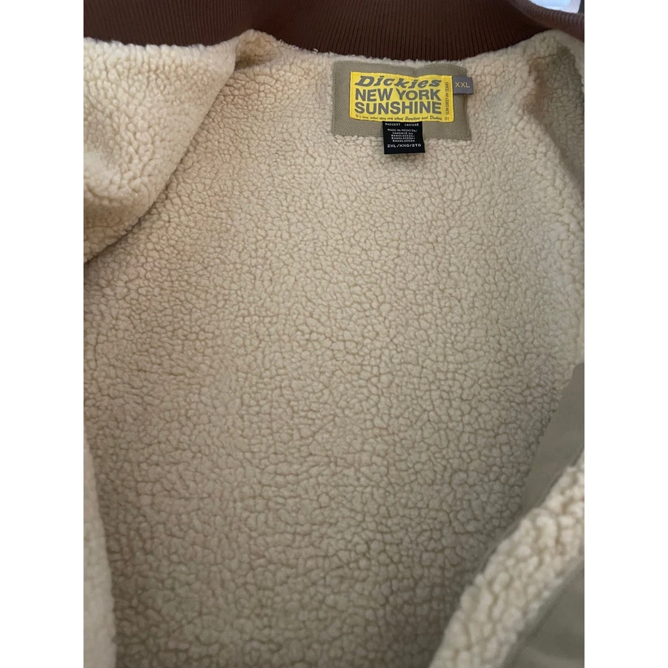 Dickies New York Sunshine Install Team Vest Mens XXL Sherpa Lined New - Image 4 of 4