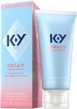 K-Y Jelly Personal Lubricant Water Based Lube for Wetter Sex