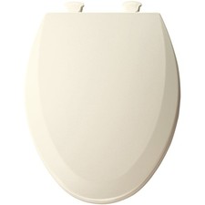 Bemis Elongated Molded Wood Toilet Seat, Biscuit