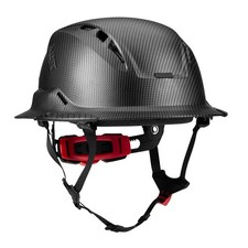 Lift Safety Radix Type 2 Full Brim Hard Hat, Vented, Black Carbon