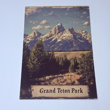Grand Teton National Park Postcard Wyoming Scenic Art Print Wall Souvenir P2