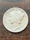 1943 D Mercury silver dime a very fine coin ..plus a surprise
