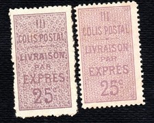 Colonies Françaises Algérie Colis Postaux n°4,5 Nxx TB Cote 62 euros !