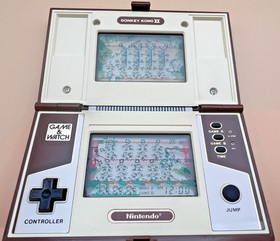 Vintage 1983 Nintendo Game & Watch Donkey Kong II 2 JR-55 Multi Screen Near Mint