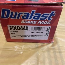 Duralast Mkd440 1995 to 2005 Hyundai Accent Front Brake Pads