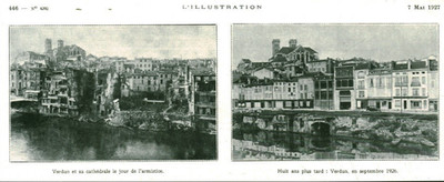 Old Verdun Armistice Document and Eight Years Later 1927 Magazine