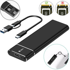 M2 SSD-Gehäuse M.2 NVMe NGFF SATA Gehäuseadapter 10Gbps PCIe SSD USB 3.2 Adapter