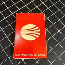 Vintage Continental Airlines Airplane Playing Cards Deck United Northwest