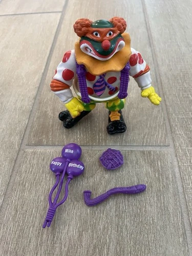 Vintage TMNT Crazy Clownin’ Mike 100% Complete 1992 Playmates Action Figure
