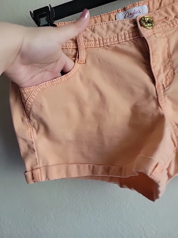 Mujer Candies Y2K Melocotón Micro Pantalones Cortos 7 Preppy Club Playa Mocosos Baddie S M Foto 4 de 4