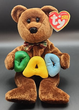 TY BEANIE BABIES - DAD Bear - DOB June 21, 2004 - MWMT