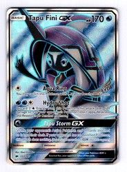 Tapu Fini GX 133/147 Burning Shadows Full Art Ultra Rare
