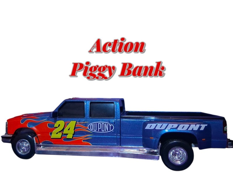 Jeff Gordon #24 DuPont 2005 Dually Tailgate Truck Bank $ OB New - Truck Only