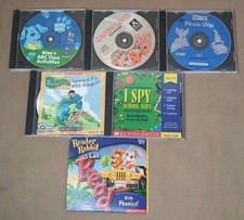Vintage PC CD-ROM Computer Video Games Bundle Lot of 7