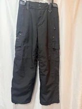 Ocean and Earth Snowboard Ski Pants MENS Size MEDIUM  Black Insulated