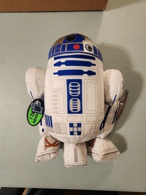 RARE STAR WARS EPISODE I R2D2 11'' TALKING PLUSH TOY APPLAUSE NWT WORKS!
