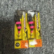Gamakatsu Speed Metal Eggi Dropper 1.8 Black Pink Zebra 2pcs New
