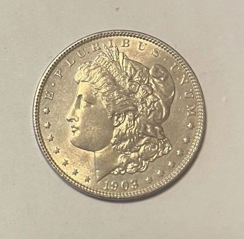 1903 Uncirculated Details Morgan Silver Dollar