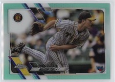 2021 Chrome NPB Nippon Professional Baseball Aqua Refractor Masashi Itoh 4z8