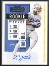 2020 Panini Contenders #223 K.J. Hill Rookie Ticket Auto RC Chargers