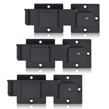 Greatalent 7.5 Flip Gate Latch Lock Padlock Hole 3Pack 4Mm Heavy Duty Aluminum