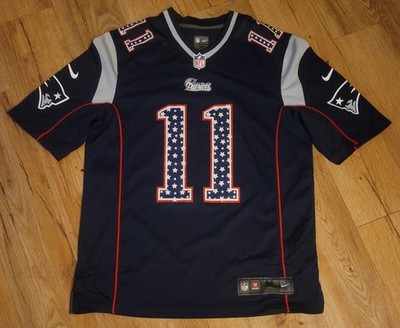 New England Patriots Julian Edelman Nike USA #11 Jersey Men's Size