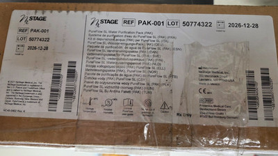 NX STAGE PAK 001 PURE FLOW SL Water Purification PACK PAK Expiration 2026-12-28