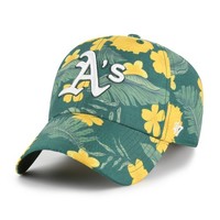 '47 Brand Mlb Cap Oakland Athletics Beach Side '47 Clean Up Green Basecap Blumen
