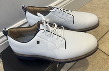 FootJoy DryJoys Premiere Series Mens Golf Shoes UK 9.5 White With Blue Sole New