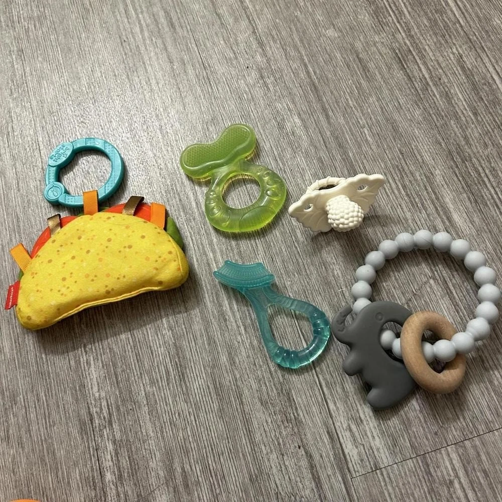FisherPrice & Nuby Five Baby Teether, Rattle, Toys