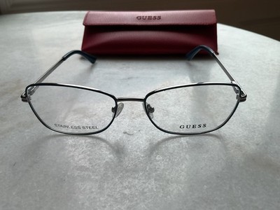 GUESS GU 2940 090 54' Shiny Blue Metal Optical Eyeglasses Frame