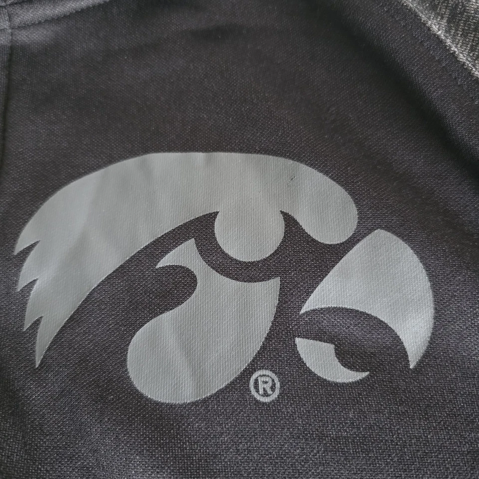 Nueva Sudadera con Capucha Iowa Hawkeyes Para Hombre Grande Coliseo Negra Cremallera Completa Nueva con Etiquetas Foto 4 de 4