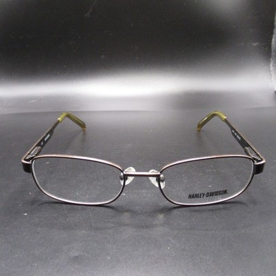 Harley-Davidson HDT111 Brown Metal Eyeglass Frames 48-16-130 Full Rim Unisex