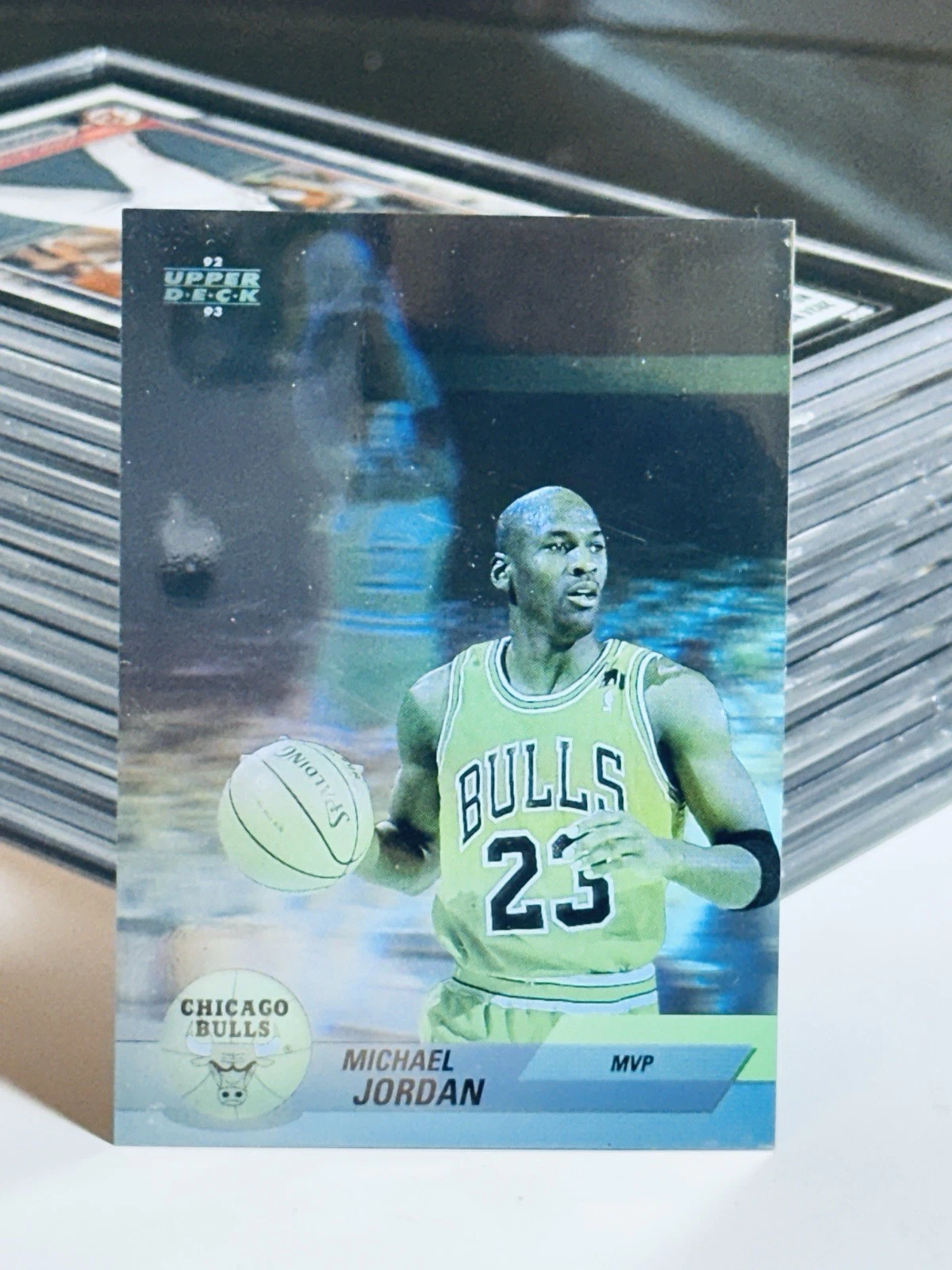 1992-93 Upper Deck Michael Jordan Award Winner Holograms #AW9 Bulls