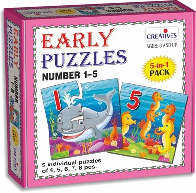 (CRE0788) - * Creative Early Puzzles Step - Numbers 1 to 5